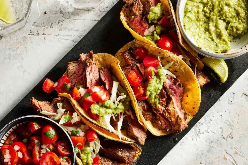Spicy Grilled Skirt Steak Tacos