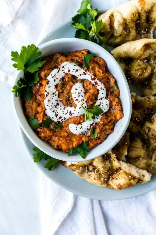 Spicy Harissa Baba Ghanoush