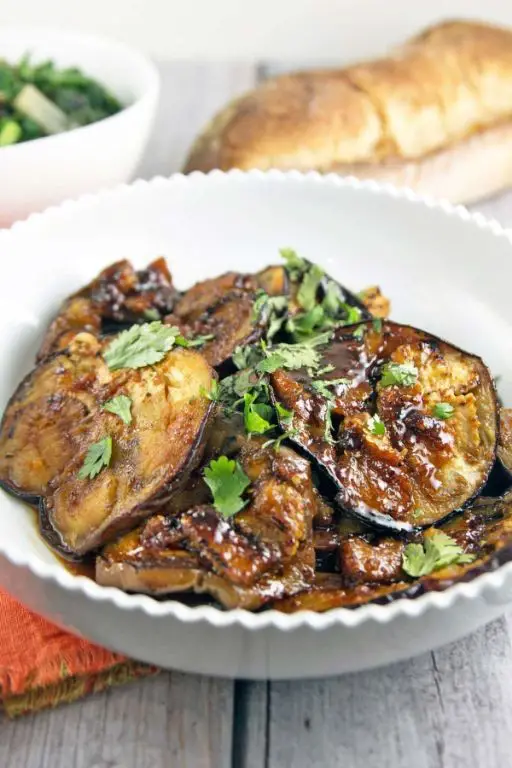 Spicy Honey Glazed Mini Eggplant