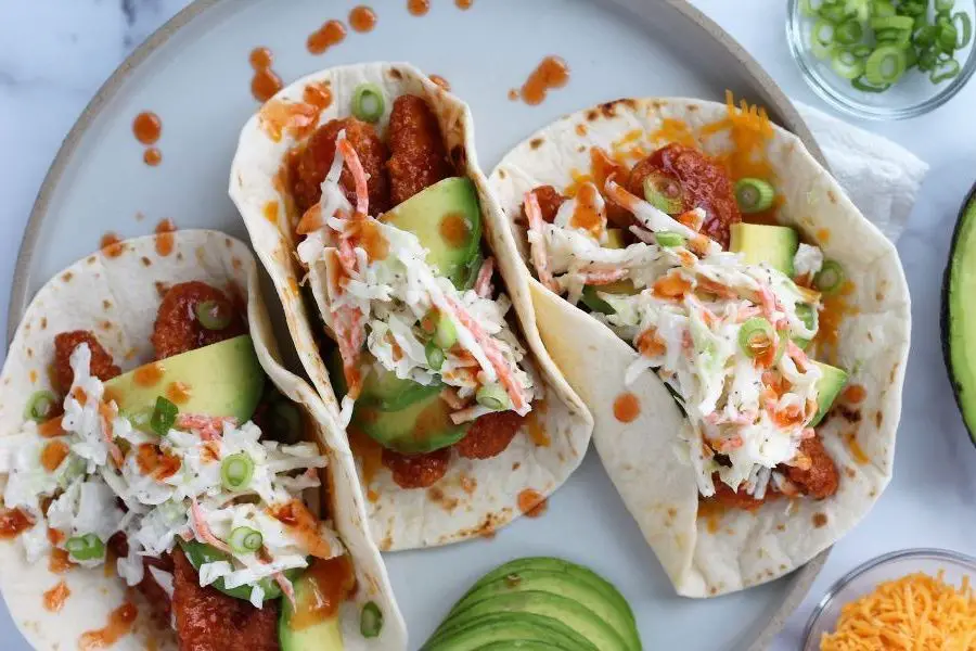 Spicy Hot Honey Chicken Tacos