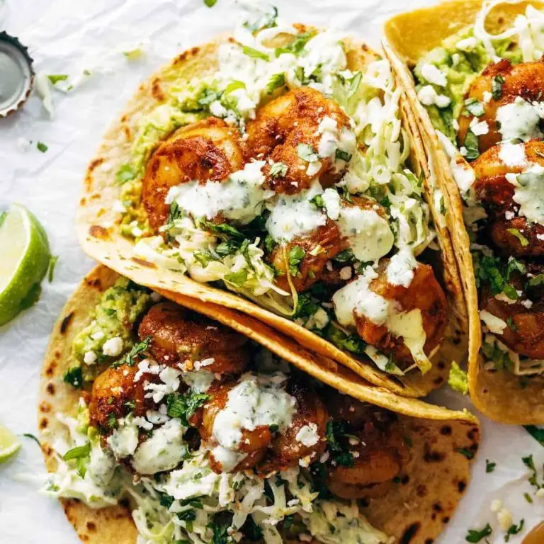 Spicy Instant Pot Shrimp Tacos