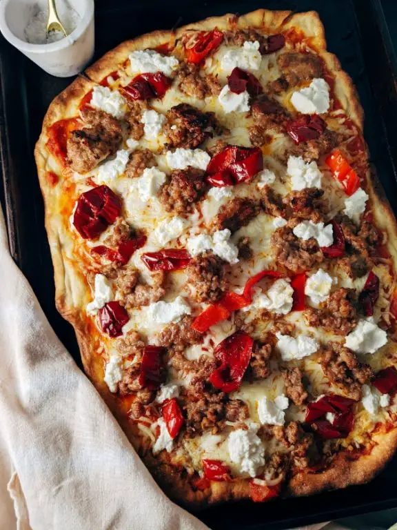 Spicy Italian Turkey Pizza