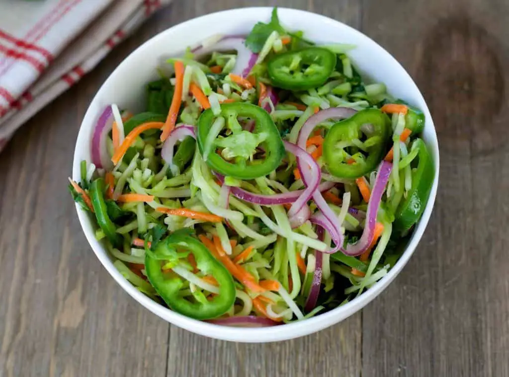 Spicy Jalapeño Lime Coleslaw