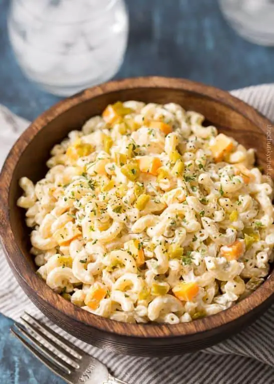 Spicy Jalapeño Macaroni Salad