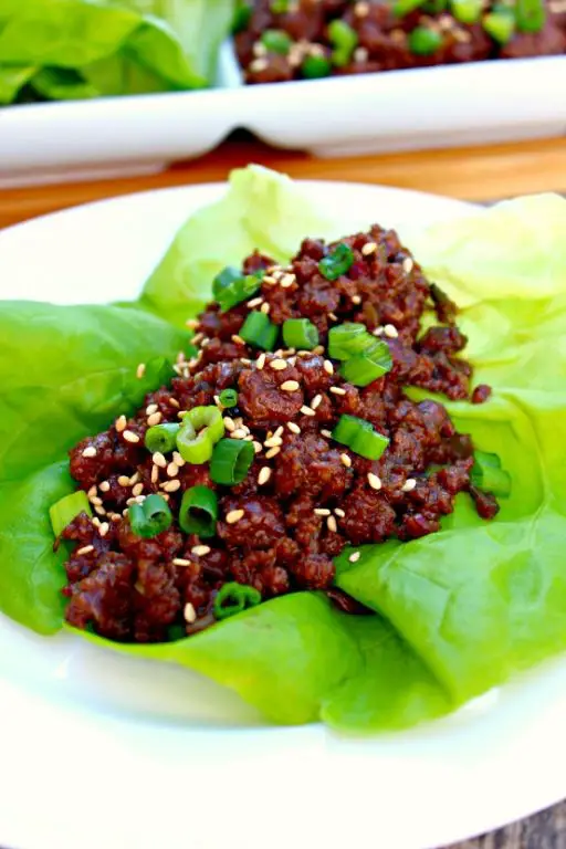 Spicy Korean Beef Lettuce Wraps