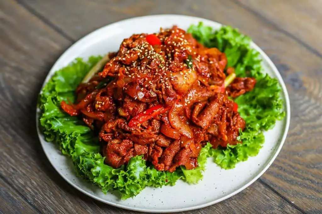 Spicy Korean Pork BBQ with Gochujang Sauce