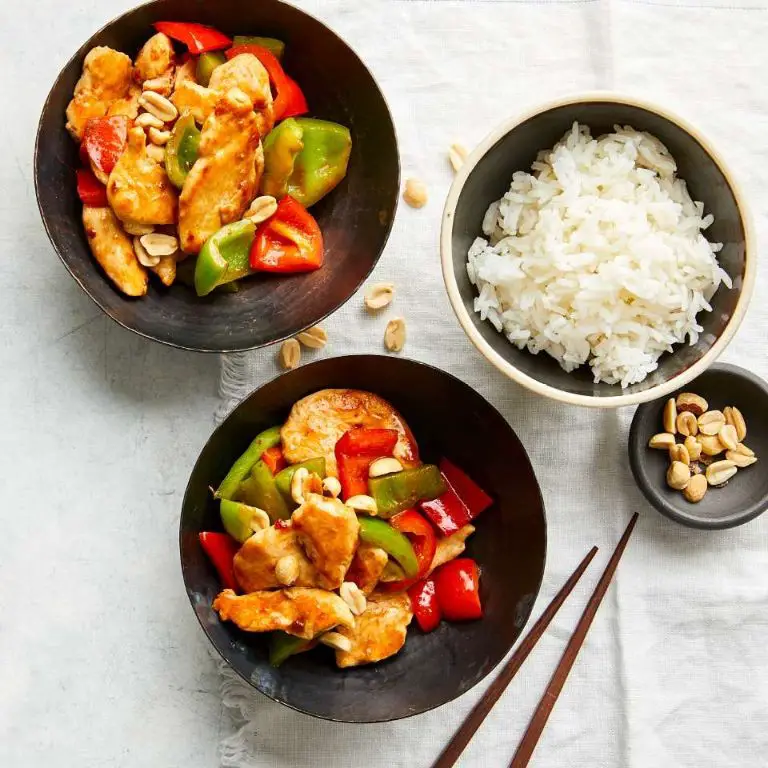 Spicy Kung Pao Chicken with Bell Peppers
