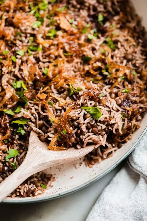 Spicy Lentil and Rice Pilaf