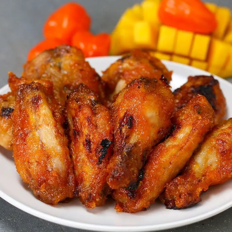 Spicy Mango Baked Chicken Wings