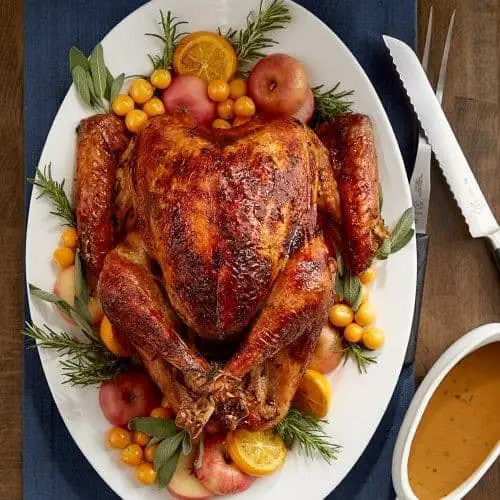 Spicy Maple Glazed Fried Turkey