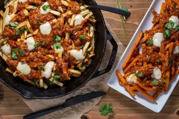Spicy Poutine with Chorizo and Jalapeños