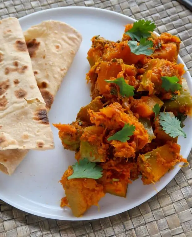 Spicy Pumpkin Sabzi