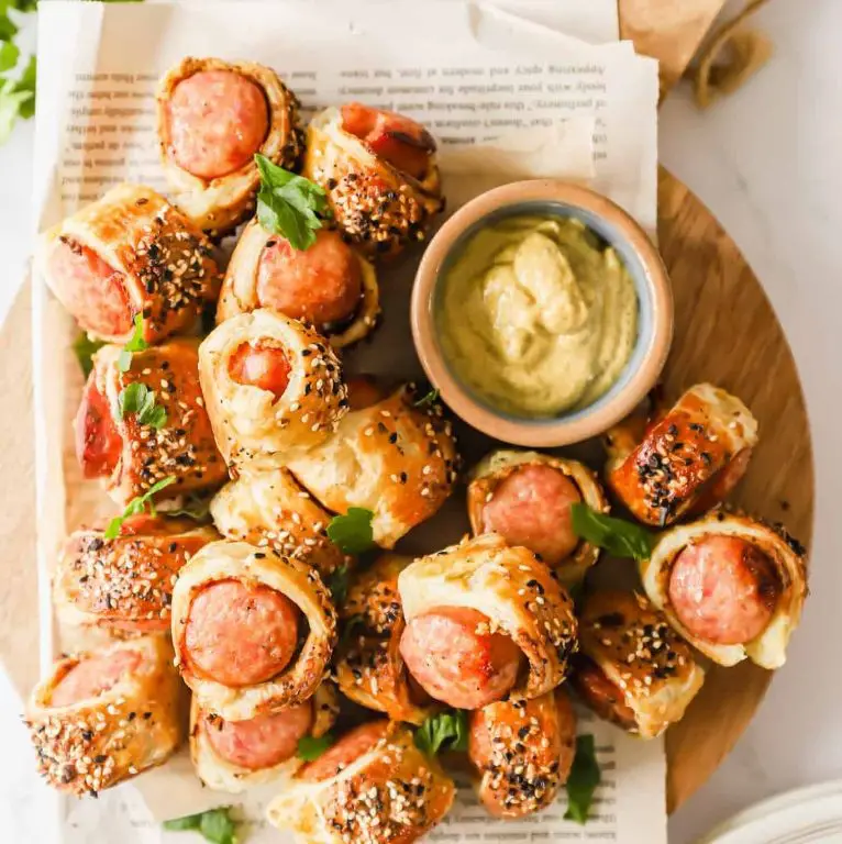 Spicy Sausage and Cheese Puff Pastry Bites