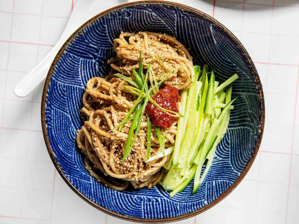 Spicy Sesame Noodle Salad with Kewpie Dressing