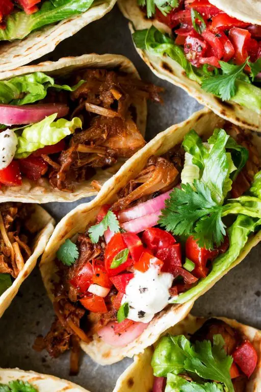 Spicy Shredded Jackfruit Tacos