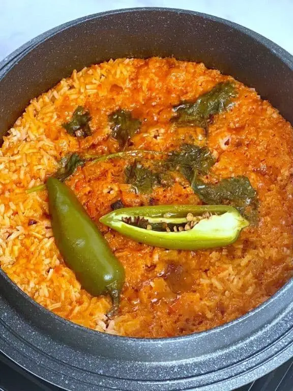 Spicy Spanish Rice with Jalapeños and Cilantro