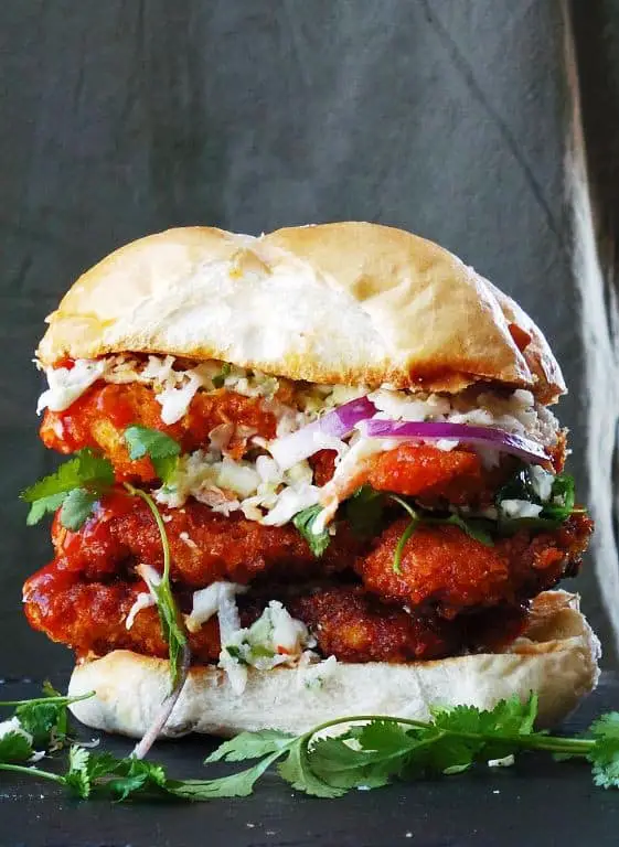Spicy Sriracha Chicken Thigh Sandwich