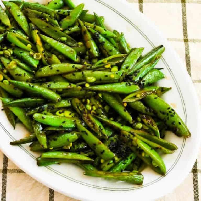 Spicy Stir-Fried Snap Peas