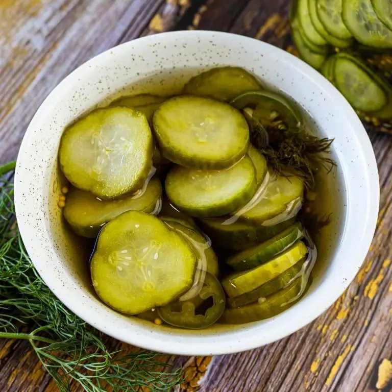 Spicy Sweet Dill Pickle Slices