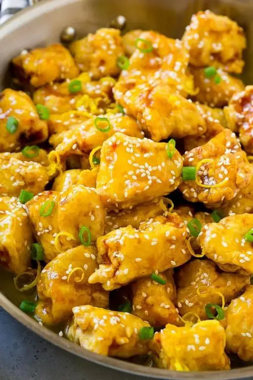 Spicy Szechuan Lemon Chicken
