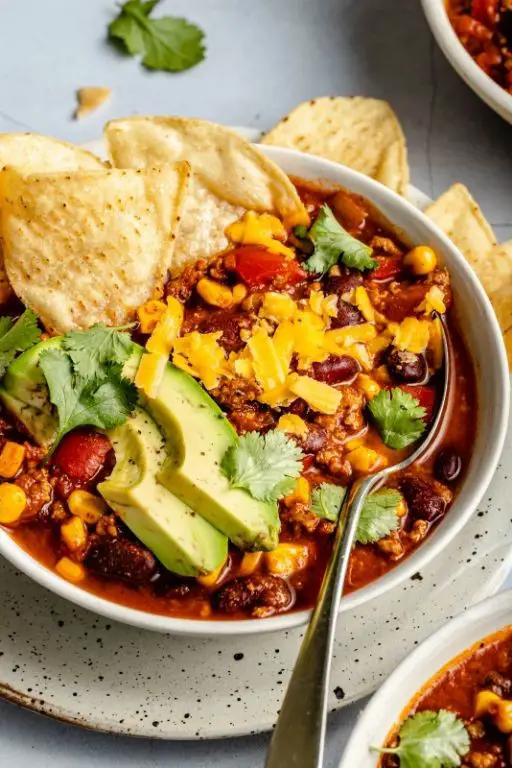 Spicy Texas Turkey Chili Crock Pot