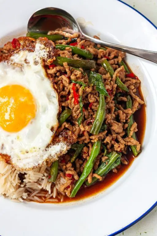 Spicy Thai Basil Pork Stir Fry