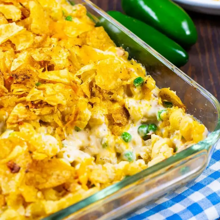 Spicy Tuna Casserole with Jalapeños