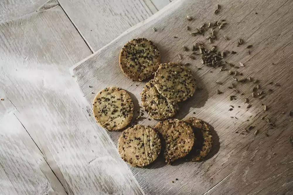 Spicy Wasabi Sesame Crackers