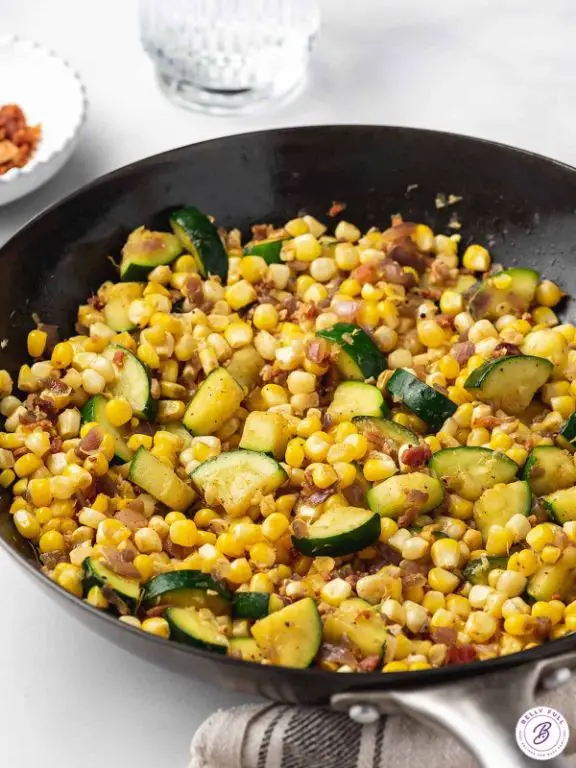 Spicy Zucchini and Corn Skillet