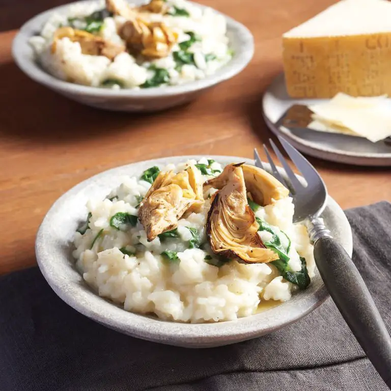 Spinach and Artichoke Instant Pot Risotto