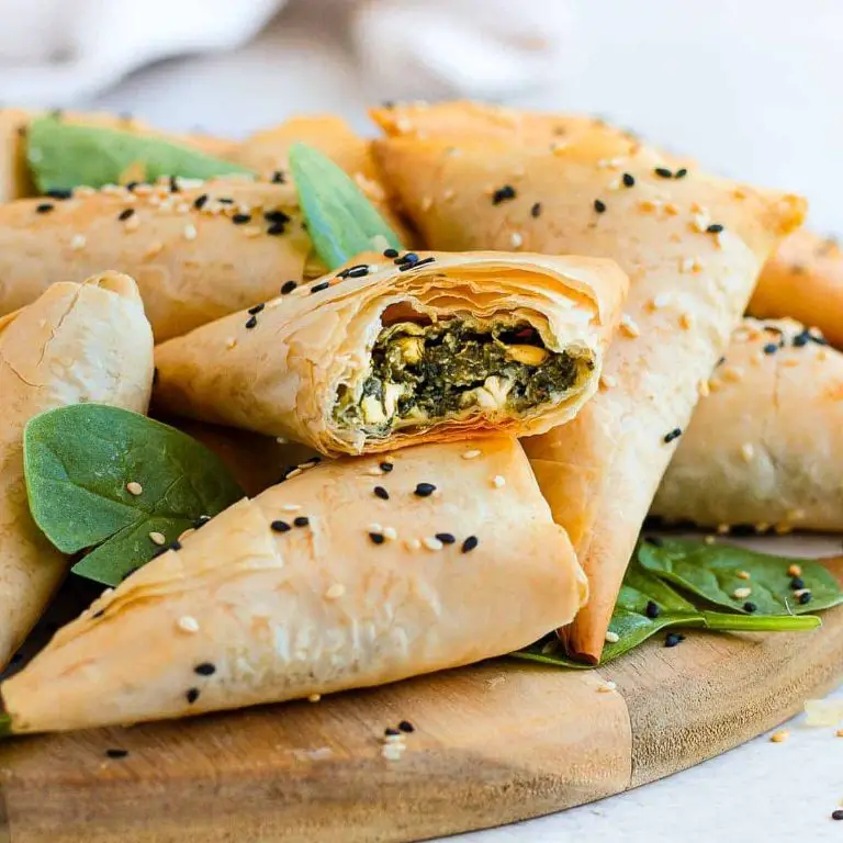 Spinach and Feta Phyllo Triangles