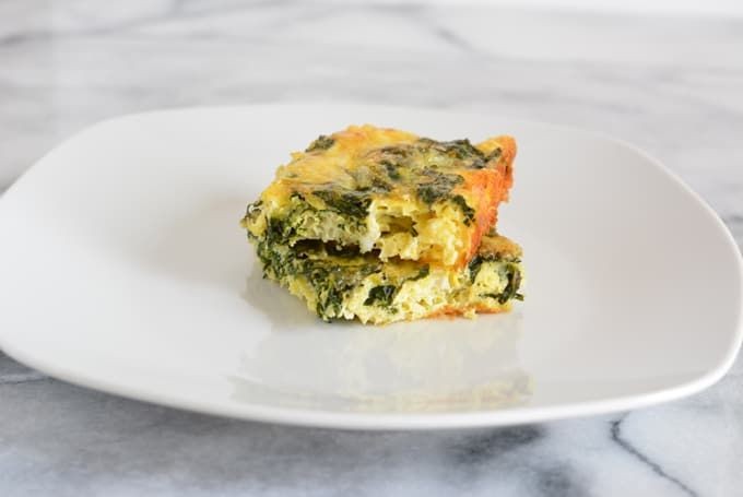 Spinach and Kale Breakfast Frittata
