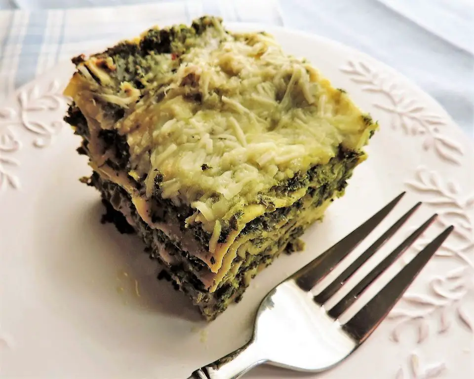 Spinach and Kale Lasagna