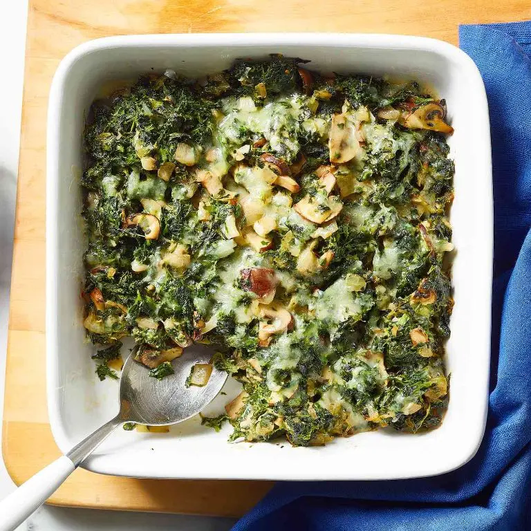 Spinach and Mushroom Casserole
