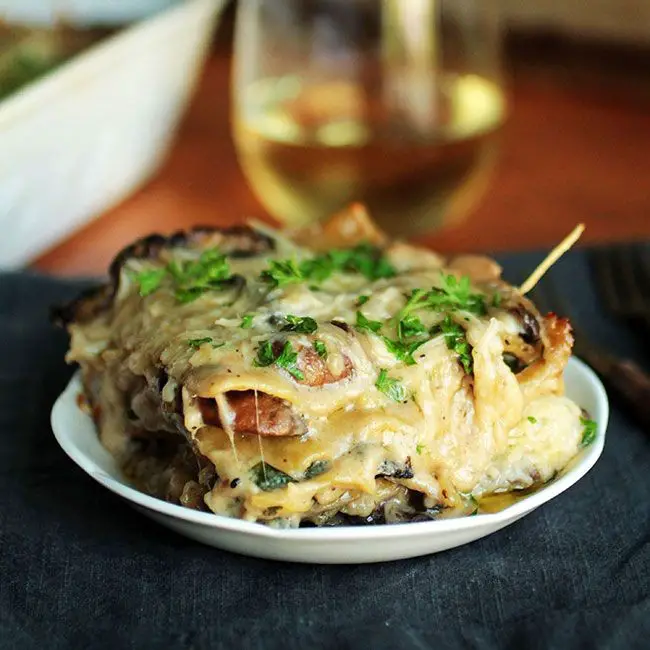 Spinach and Mushroom Lasagna