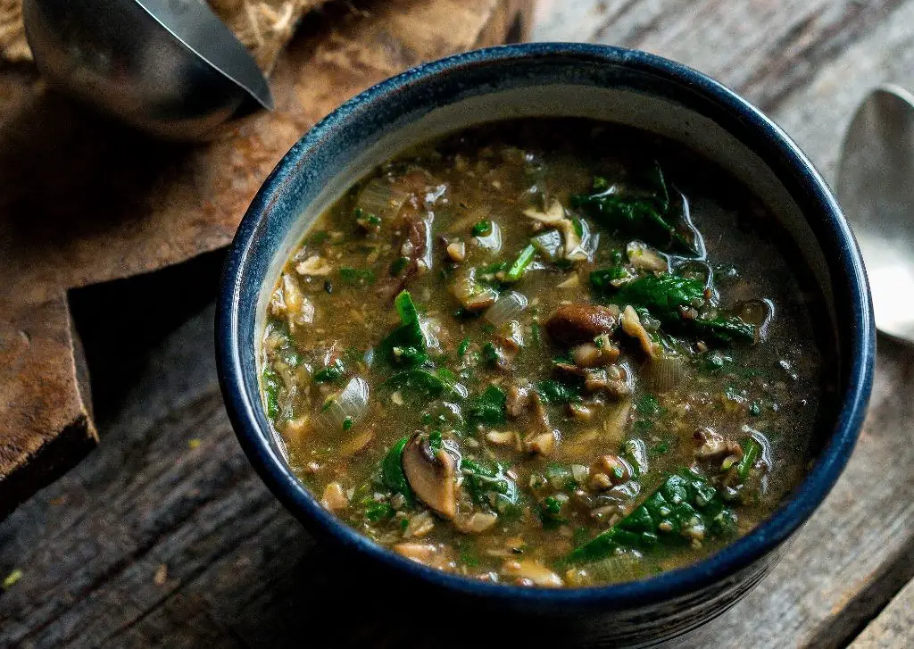 Spinach and Mushroom Soup