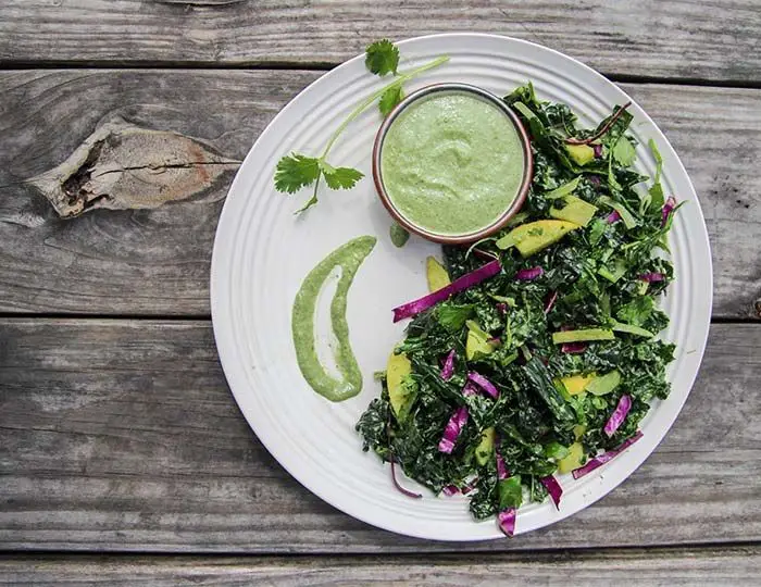 Spirulina Salad Dressing with Olive Oil