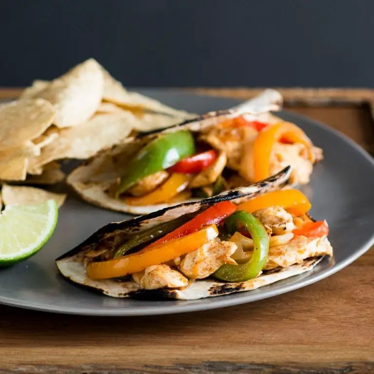 Spring Chicken Fajitas with Bell Peppers