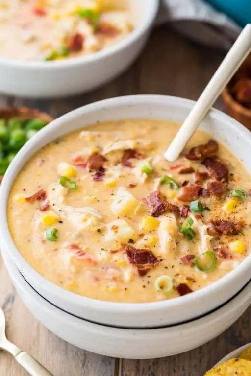 Spring Chicken and Corn Chowder
