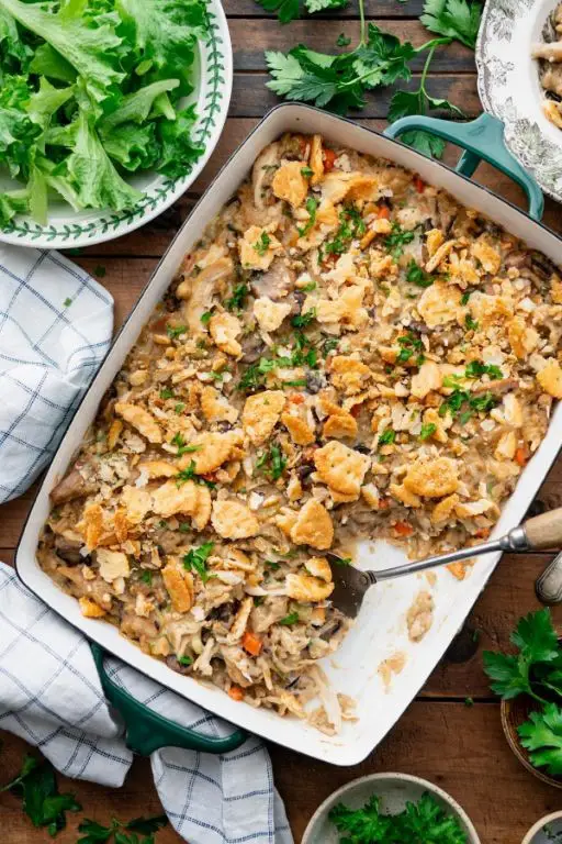 Spring Chicken and Wild Rice Casserole
