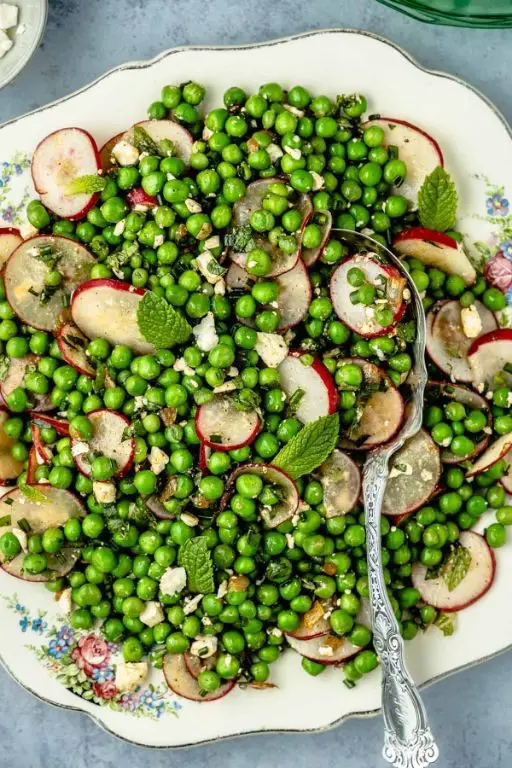 Spring Pea Salad with Mint and Feta