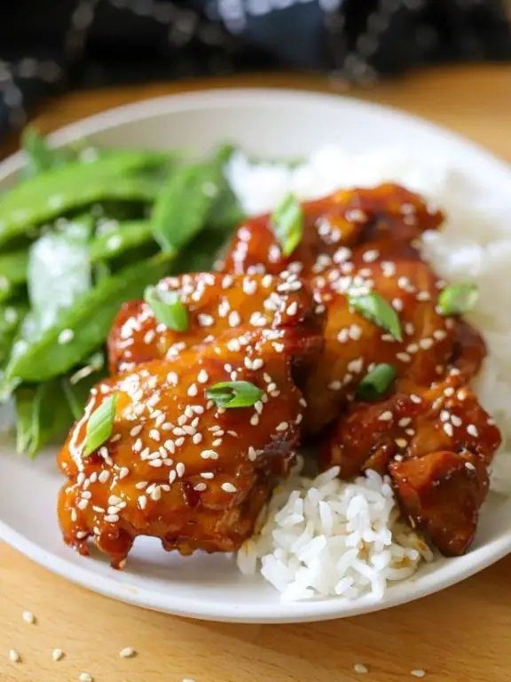 Steamed Asian Glazed Chicken