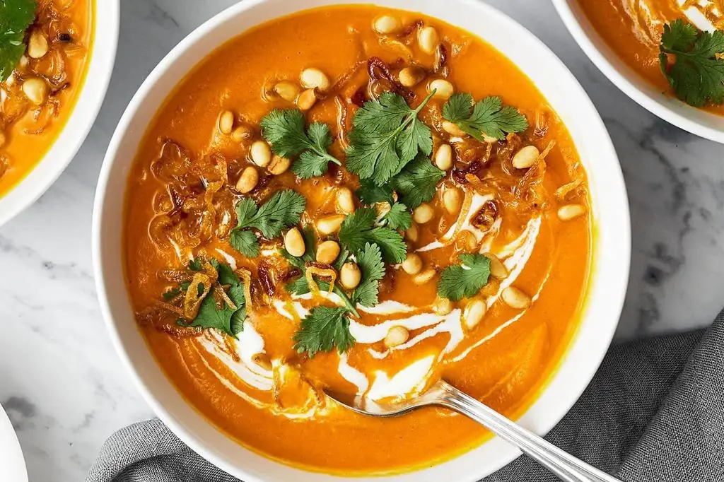 Steamed Carrot and Ginger Soup