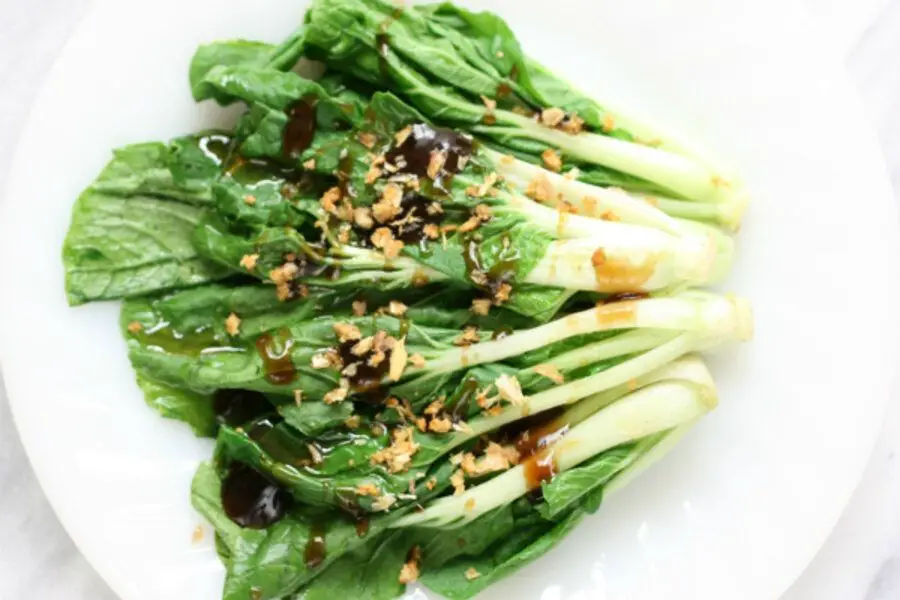 Steamed Choy Sum with Oyster Sauce