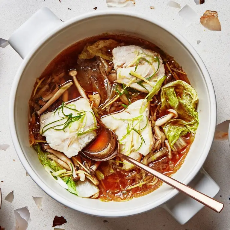 Steamed Cod with Soy and Ginger