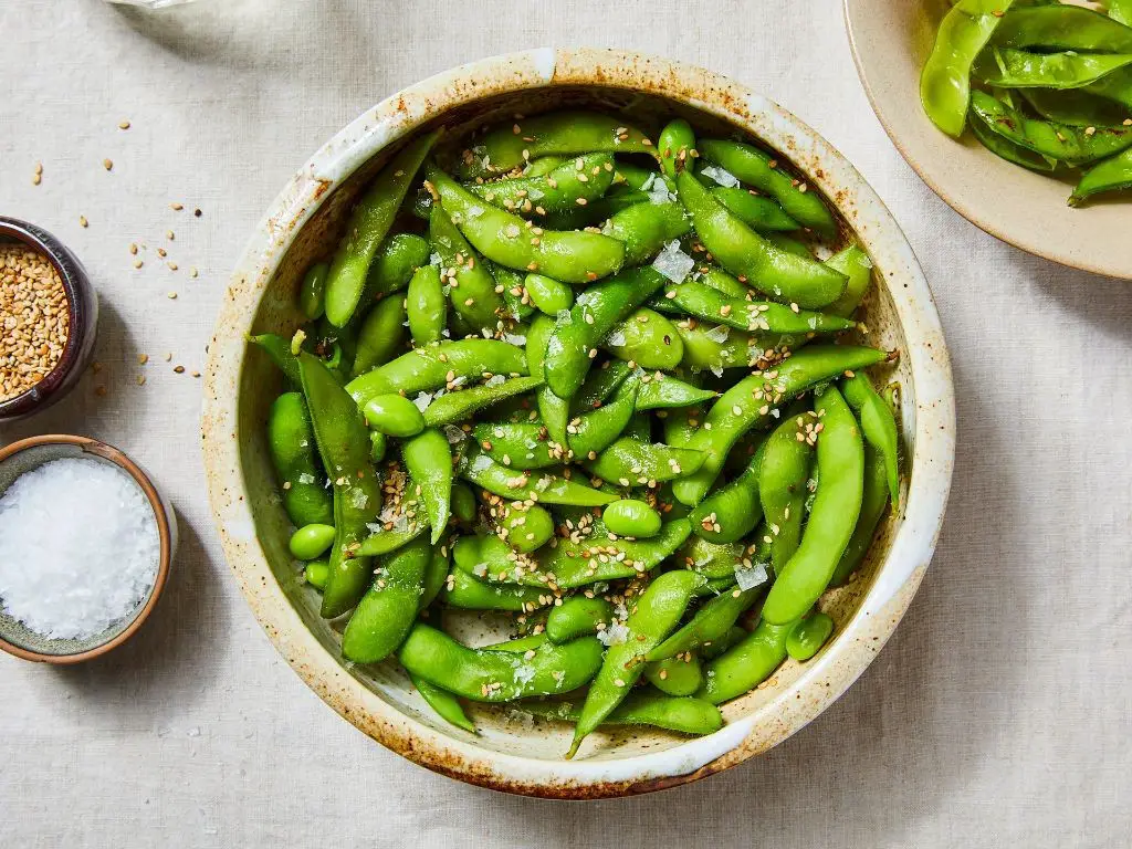 Steamed Edamame with Sea Salt