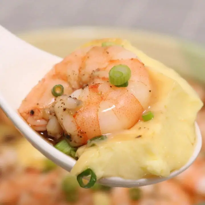Steamed Egg Custard with Shrimp
