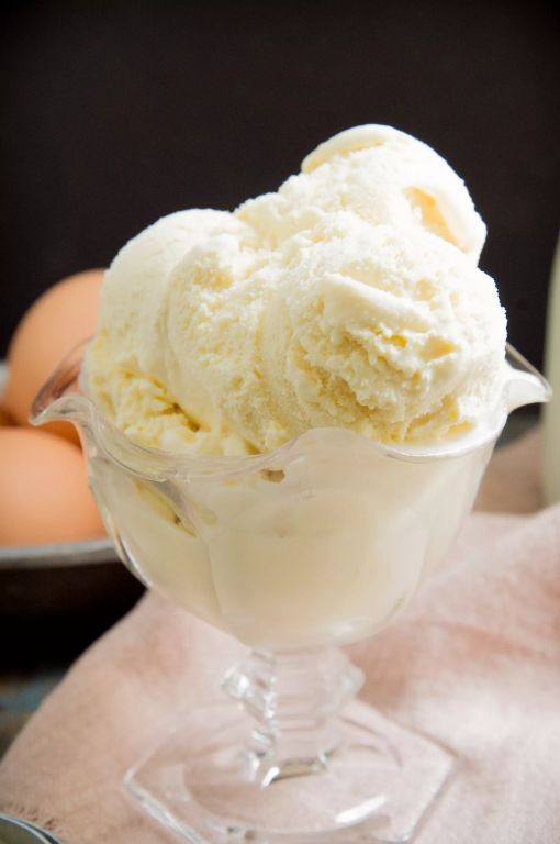 Stevia-Sweetened Vanilla Ice Cream