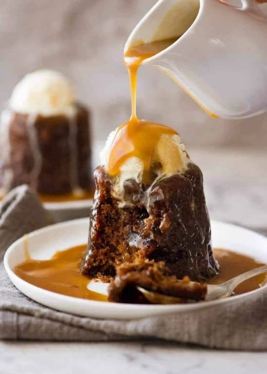 Sticky Toffee Pudding with Dates