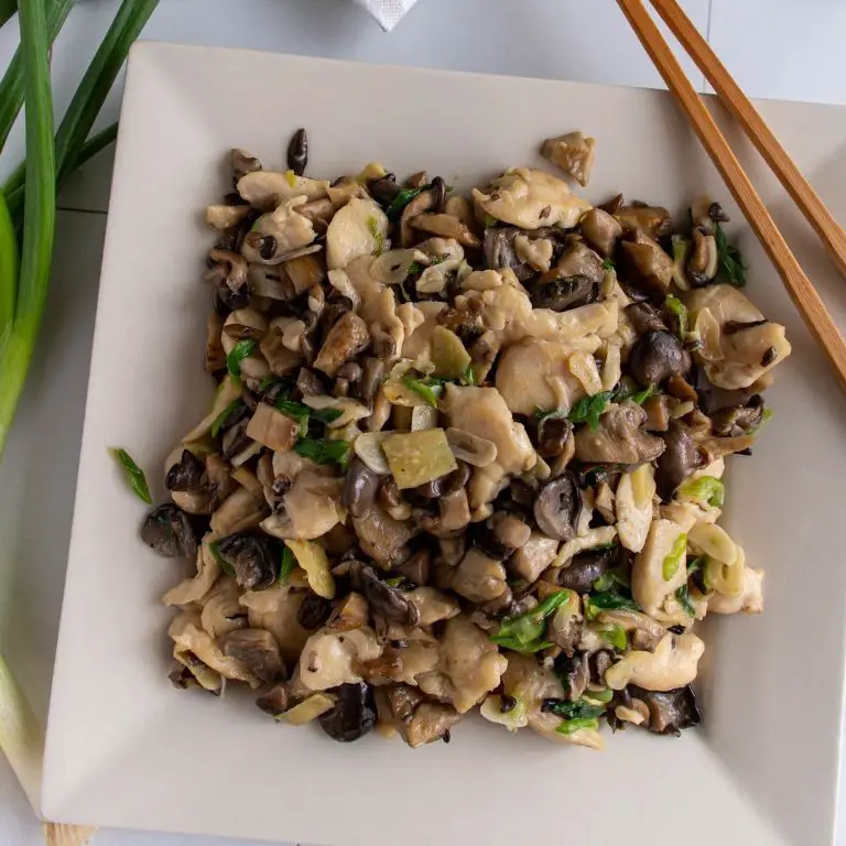 Stir-Fried Chicken and Oyster Mushrooms